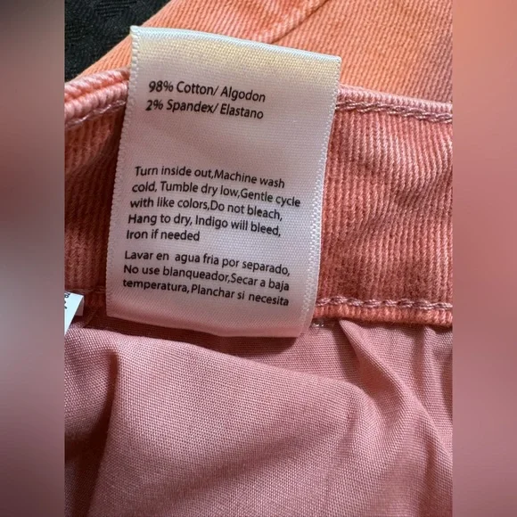 Stylish Woman’s Jeans in Coral by Risen - Picture 6 of 7